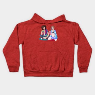 hippie egobang Kids Hoodie